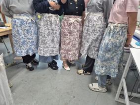 1차 학부모 연수 4월 앞치마 공예